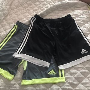 Adidas Athletic Shorts two pair Large boys